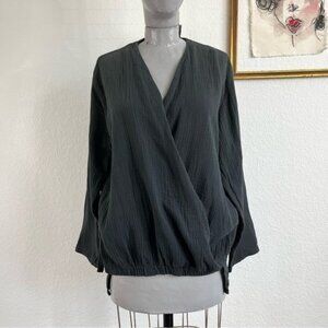 SADH Gauze Linen Cotton Wrap Jacket